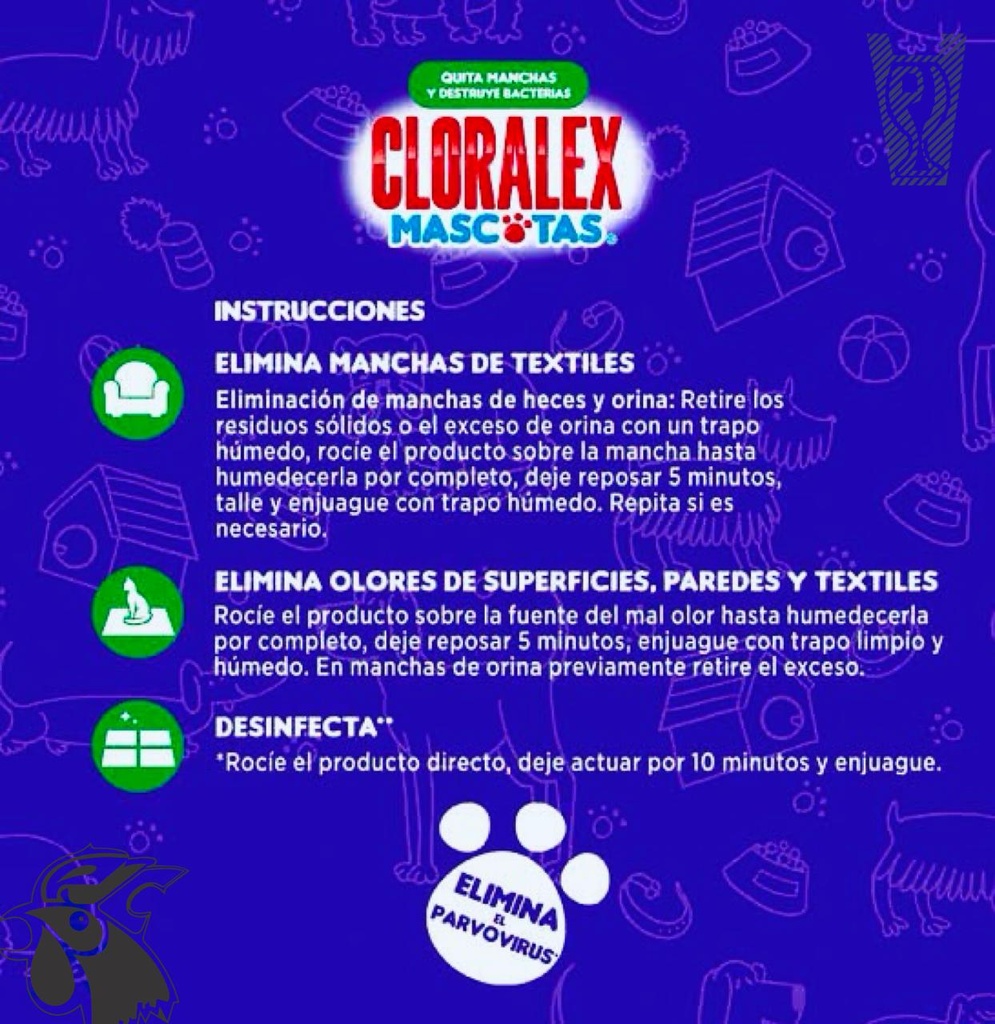 Cloralex Morado para Mascotas 950ml