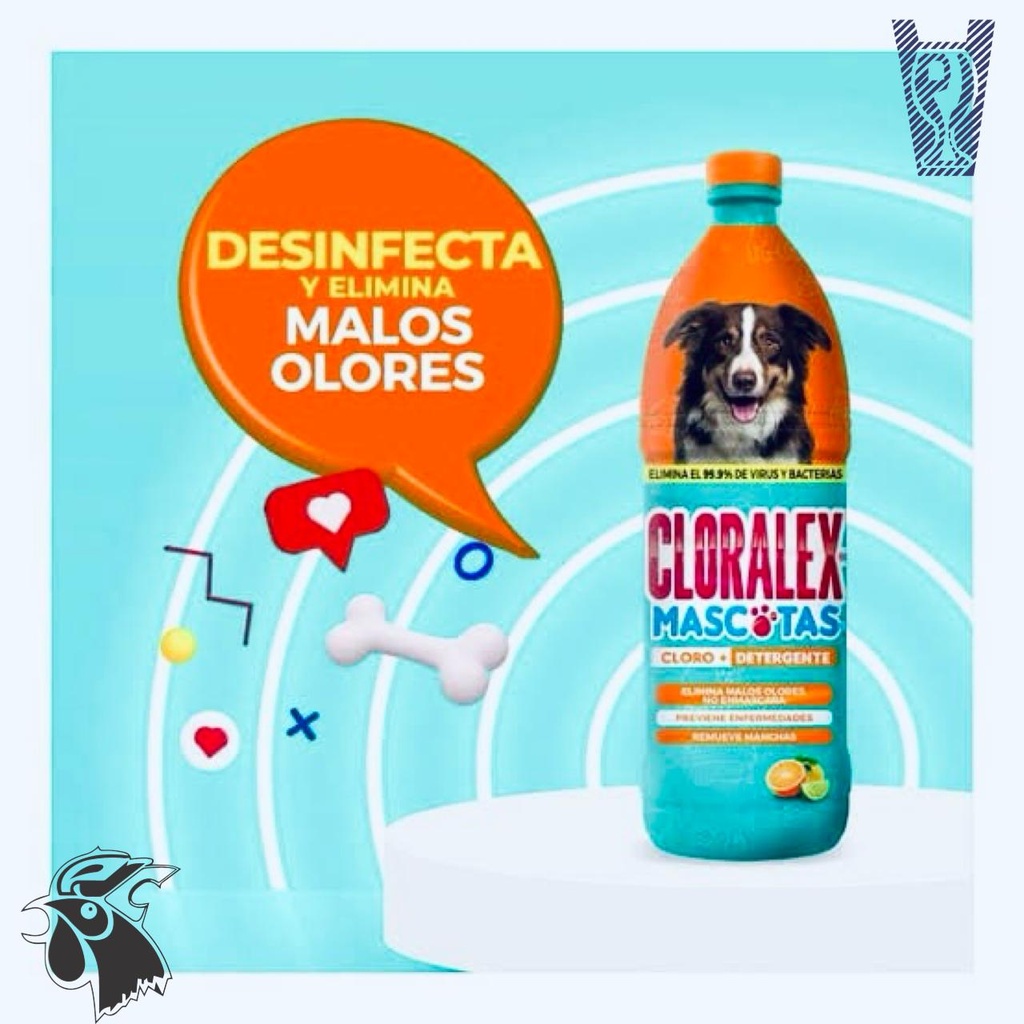 Cloralex Naranja para Mascotas 950ml