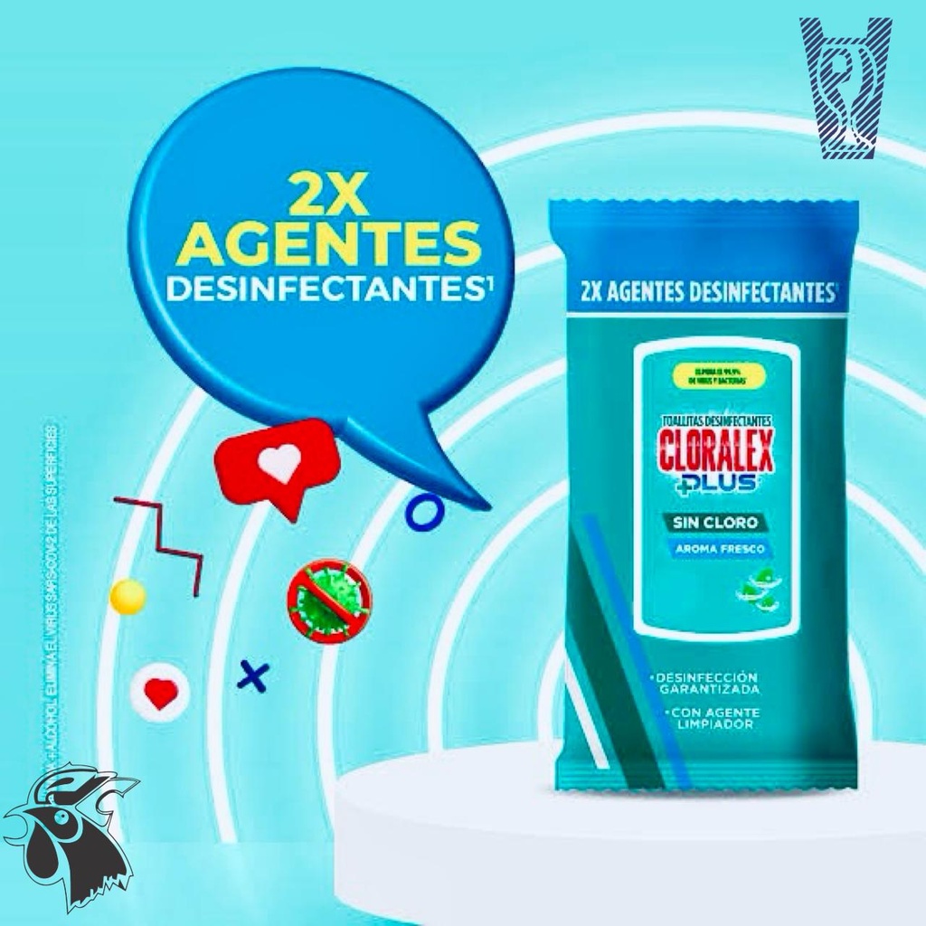Cloralex Toall Desl 16pz