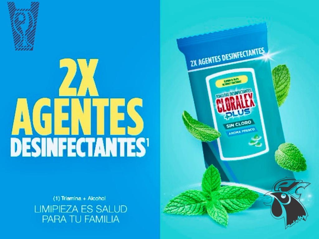 Cloralex Toall Desl 16pz