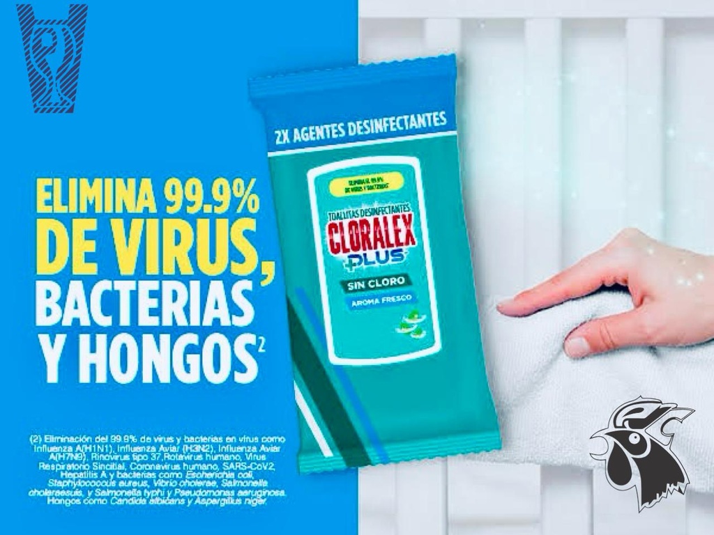 Cloralex Toall Desl 16pz