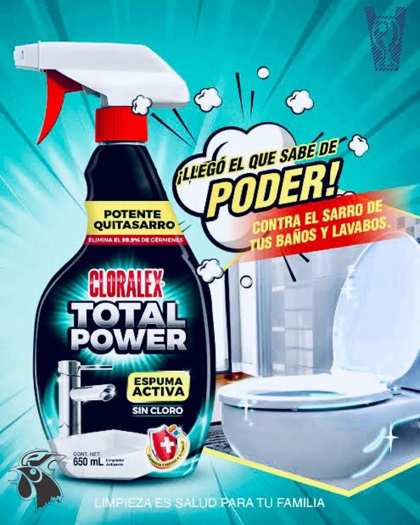 Cloralex Total Power Quitasarro 650ml