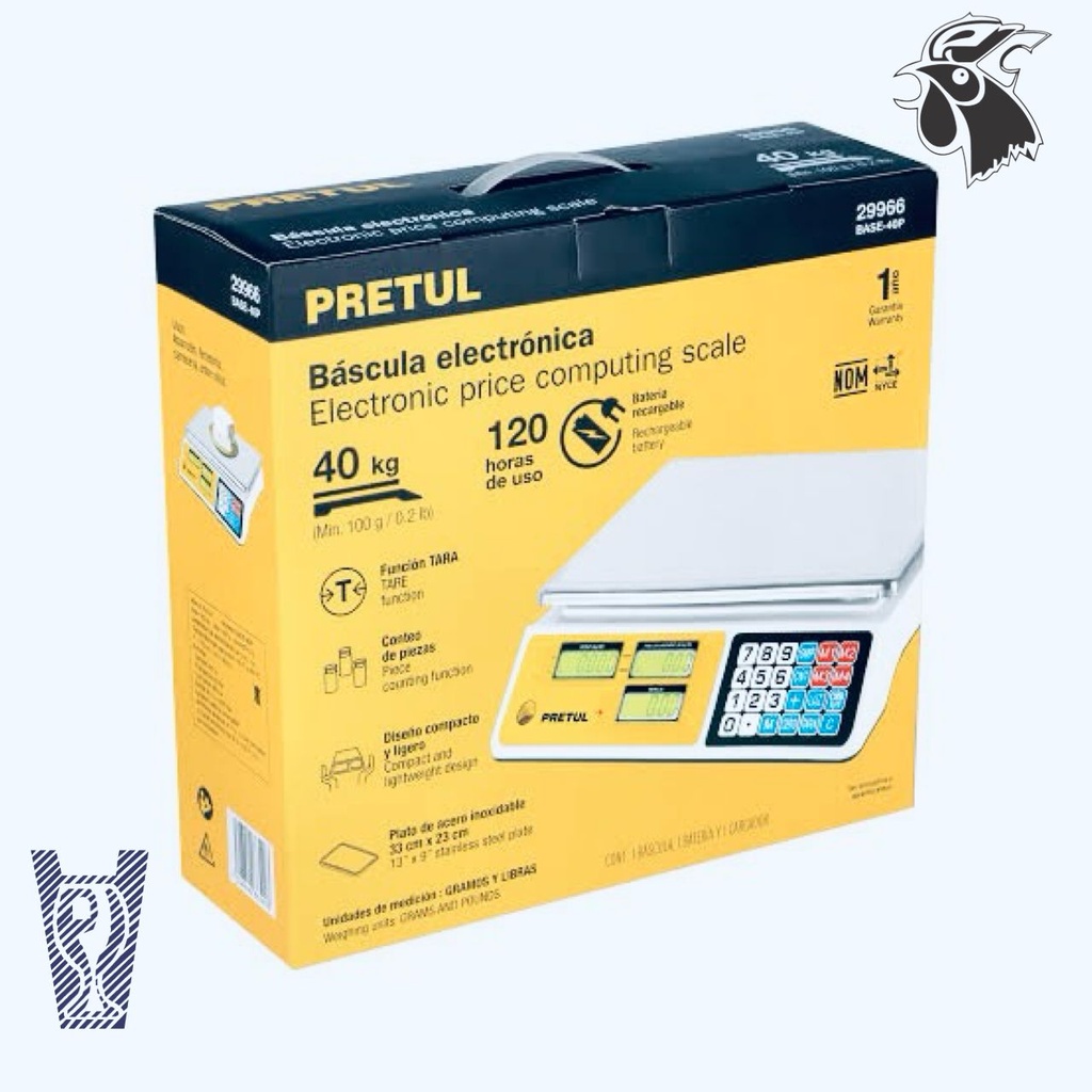 Bascula Pretul 40kg