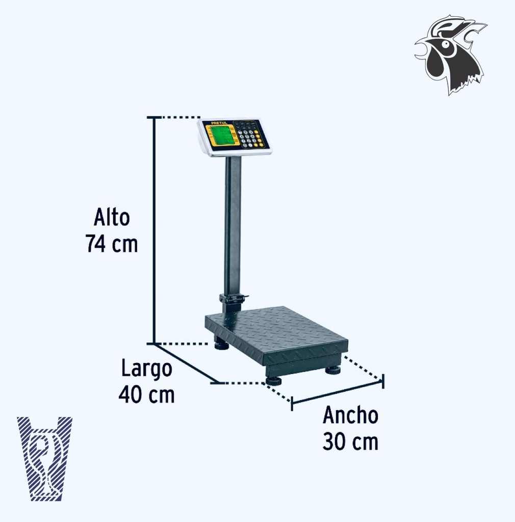 Bascula de 100kg Plegable