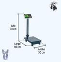 Bascula de 100kg Plegable