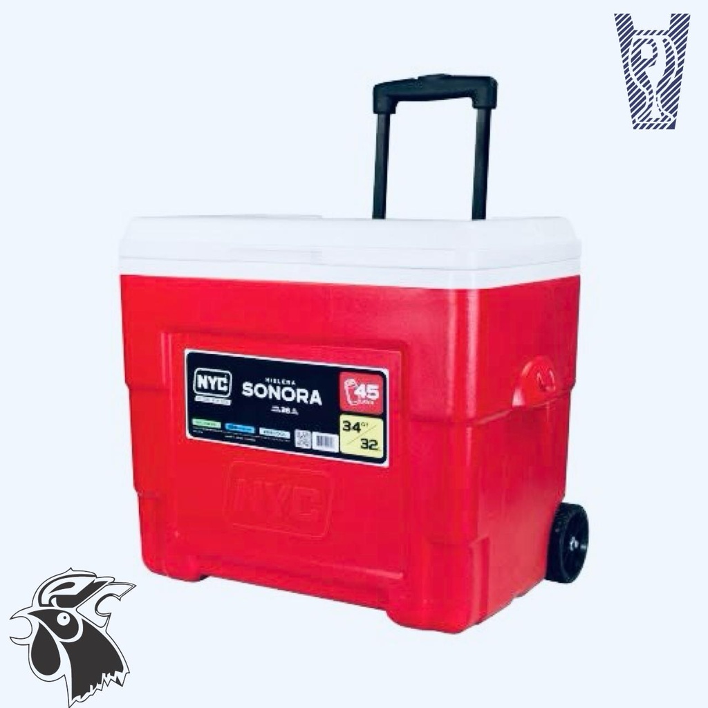 Hielera NYC 34qt con Ruedas