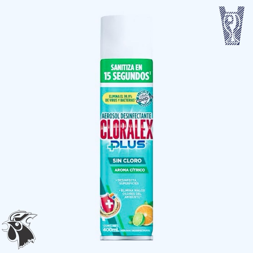Cloralex Aerosol Desinf 400ml