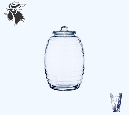 [CRLBRRLVDR10L] Vitrolero Barril de Vidrio 10L