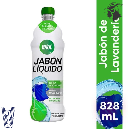 [JARPNLJBRPCLR828] Pinol Jab Ropa Col 828ml